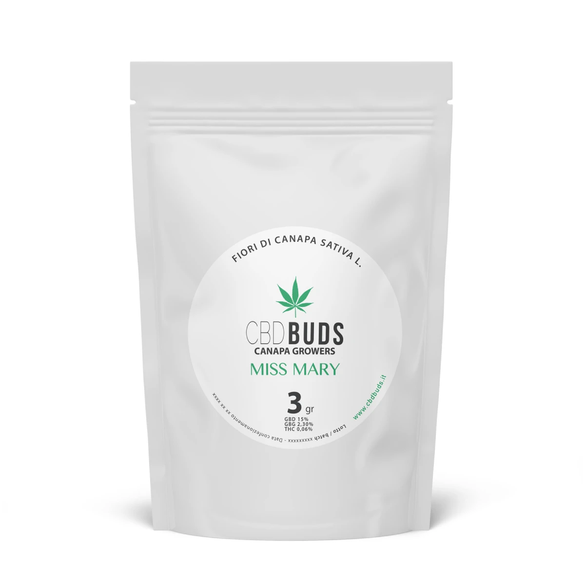 Miss Mary (Pack 3g) - Cannabis Light - CBDBUDS